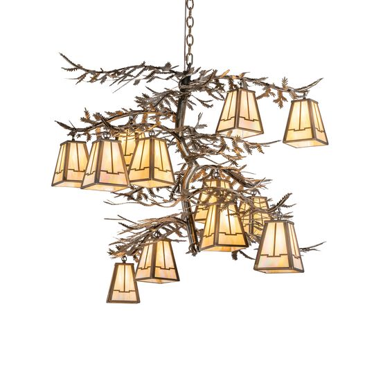 Pine Branch 55 Inch Chandelier by Meyda Lighting