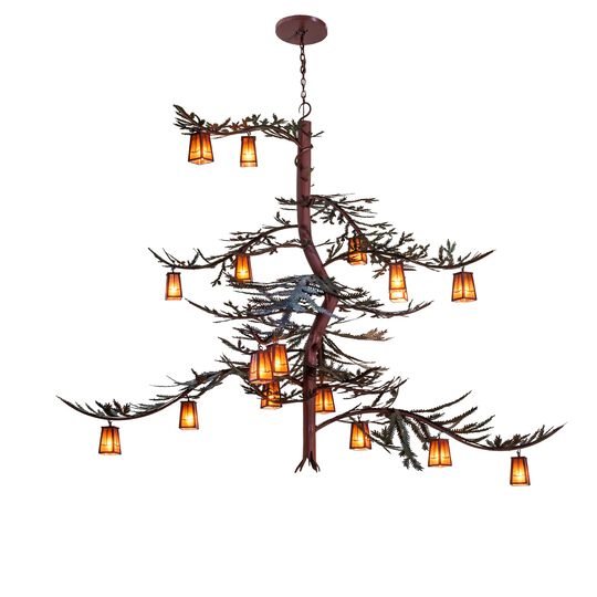 Pine Branch 101 Inch 3 Light Chandelier by Meyda Lighting