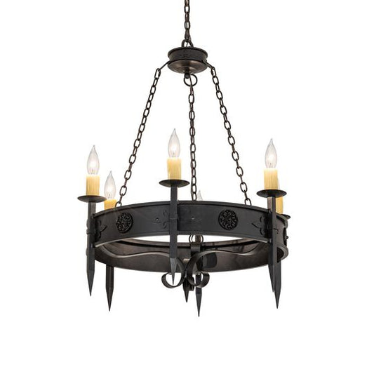 Calandra 36 Inch Chandelier by Meyda Lighting