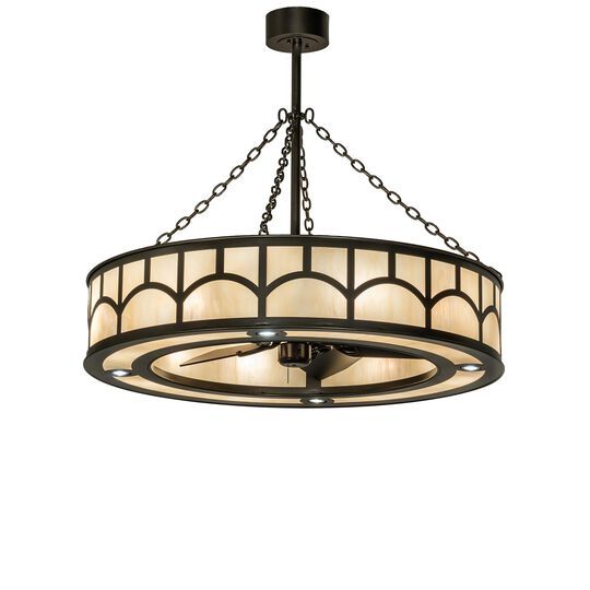 Mission 44 Inch 8 Light Chandelier by Meyda Lighting