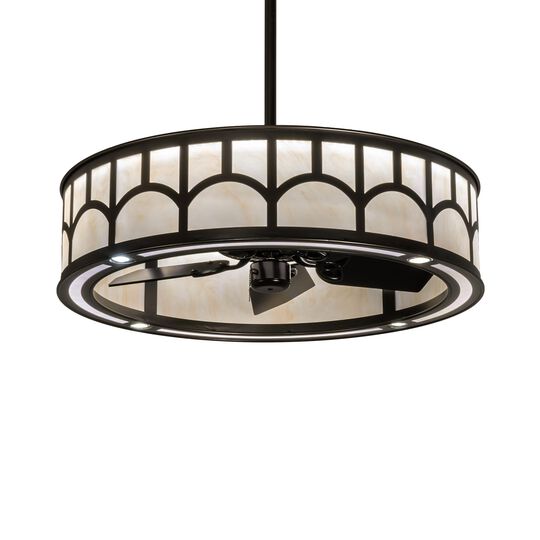 Mission 36 Inch LED Chandelier by Meyda Lighting