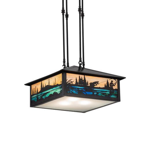 Fly Fishing Creek 24 Inch Large Pendant by Meyda Lighting