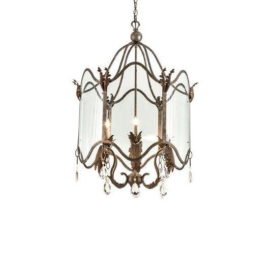 Lourdes 27 Inch 2 Light Chandelier by Meyda Lighting