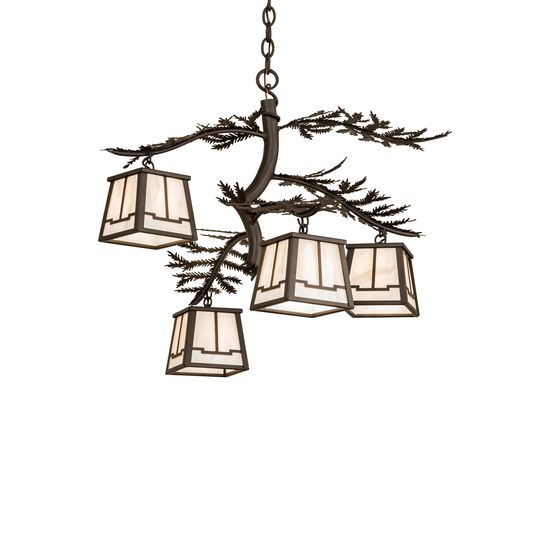 Pine Branch Valley View Medium Pendant Light by Meyda Lighting