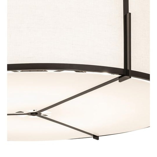 Cilindro 60 Inch 12 Light Flush Mount by Meyda Lighting