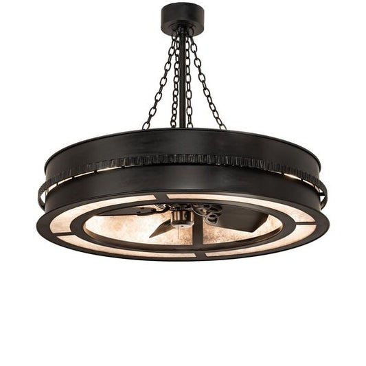 Golden Forge 44 Inch 8 Light Chandelier by Meyda Lighting