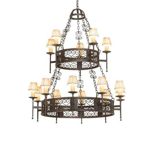 Toscano 48 Inch 20 Light Chandelier by Meyda Lighting