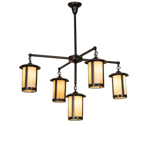 Fulton 42 Inch 5 Light Chandelier by Meyda Lighting