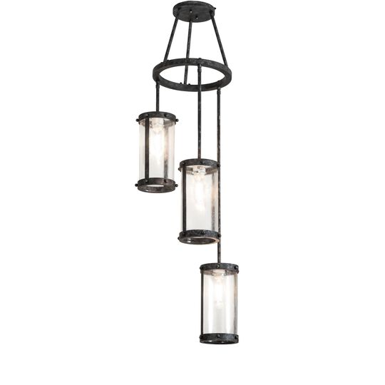 Cartier 18 Inch 3 Light Mini Chandelier by Meyda Lighting