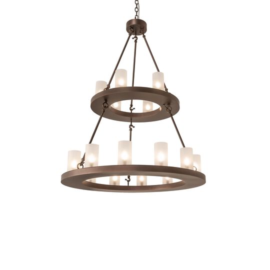 Loxley 36 Inch 4 Light Chandelier by Meyda Lighting