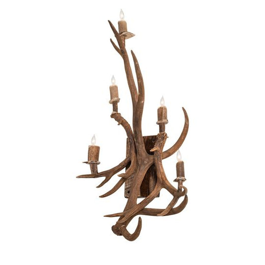 Antlers 36 Inch 5 Light Wall Sconce by Meyda Lighting