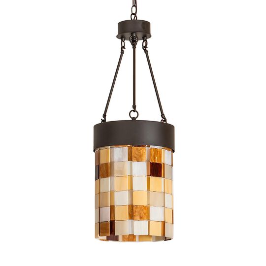 Cilindro Calico 16 Inch Large Pendant by Meyda Lighting