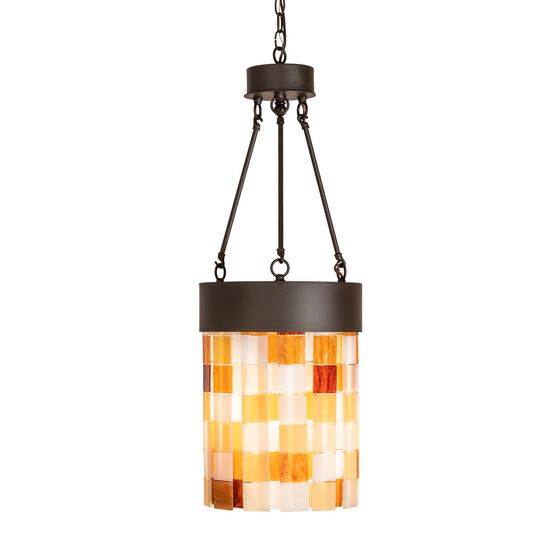 Cilindro Calico 16 Inch Large Pendant by Meyda Lighting