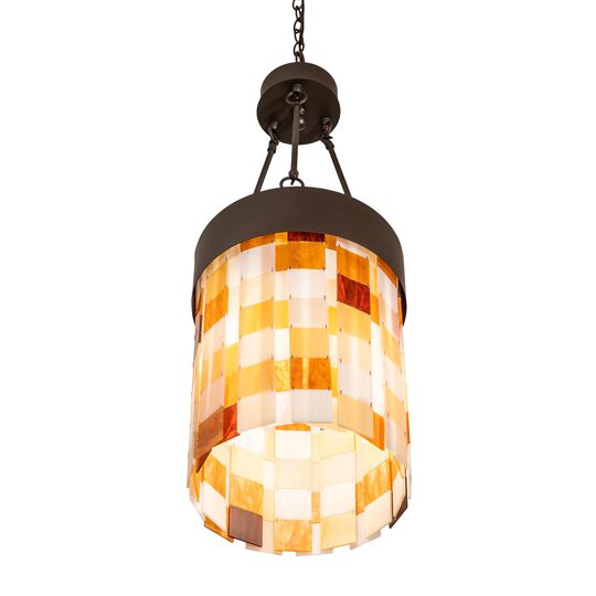 Cilindro Calico 16 Inch Large Pendant by Meyda Lighting