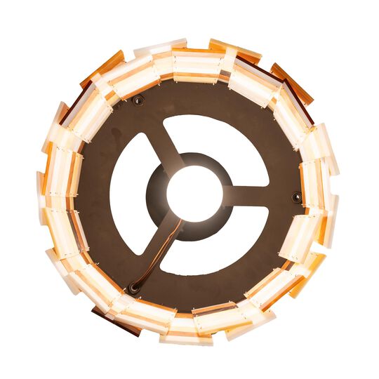 Cilindro Calico 16 Inch Large Pendant by Meyda Lighting