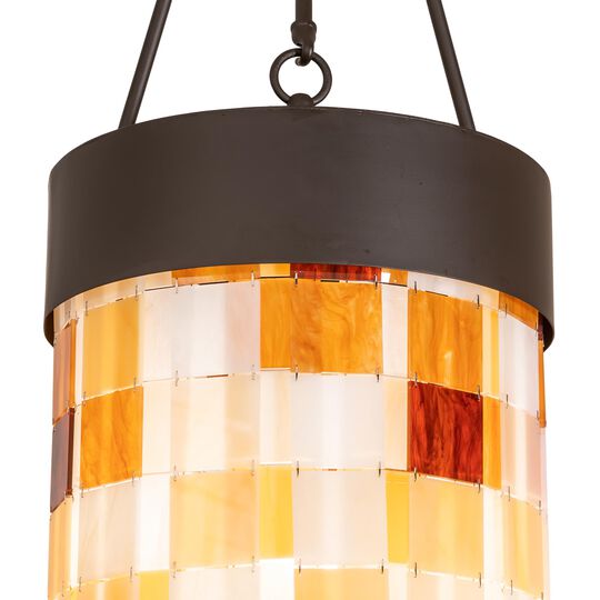 Cilindro Calico 16 Inch Large Pendant by Meyda Lighting