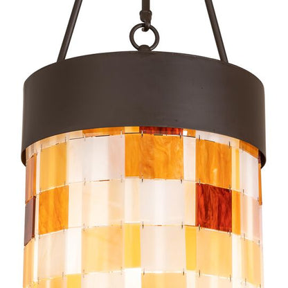 Cilindro Calico 16 Inch Large Pendant by Meyda Lighting