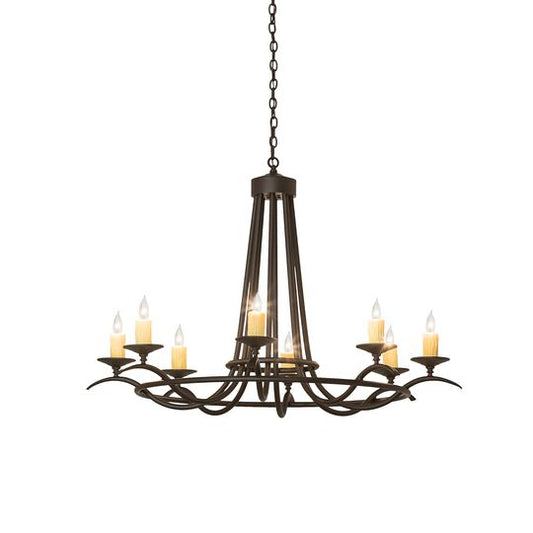 Octavia 48 Inch 10 Light Chandelier by Meyda Lighting