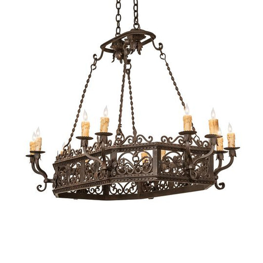 Conques 50 Inch 2 Light Mini Chandelier by Meyda Lighting