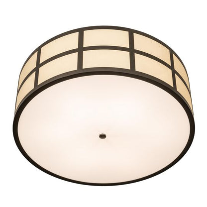 Cilindro 36 Inch 6 Light Semi Flush Mount by Meyda Lighting