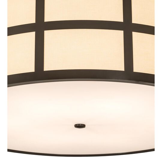 Cilindro 36 Inch 6 Light Semi Flush Mount by Meyda Lighting