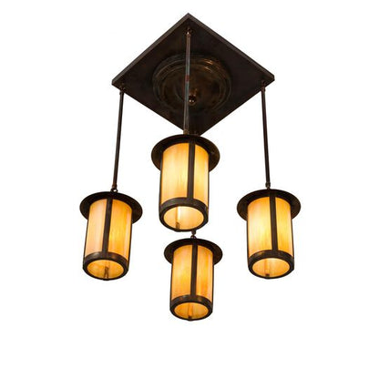 Fulton 28 Inch 4 Light Multi Light Pendant by Meyda Lighting