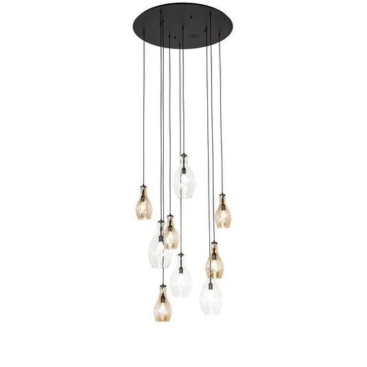 Anjou 45 Inch 9 Light Multi Light Pendant by Meyda Lighting