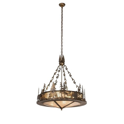 Bear At Lake 24 Inch Large Pendant by Meyda Lighting