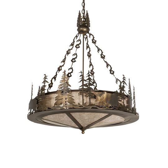 Bear At Lake 24 Inch Large Pendant by Meyda Lighting