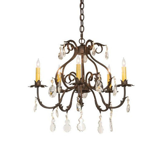 24 Inch 5 Light Chandelier by Meyda Lighting