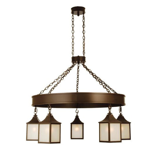 Bigfork 48 Inch 5 Light Chandelier by Meyda Lighting