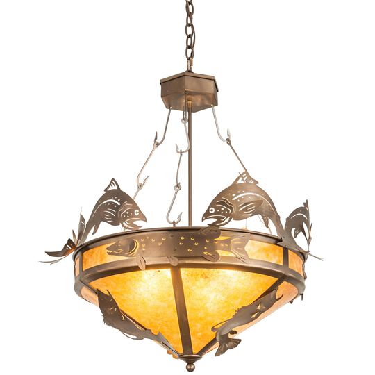 Catch Of The Day Trout 32 Inch Large Pendant by Meyda Lighting
