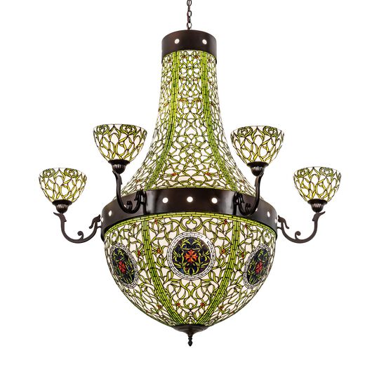 Grand Tulip Medallion 60 Inch Chandelier by Meyda Lighting