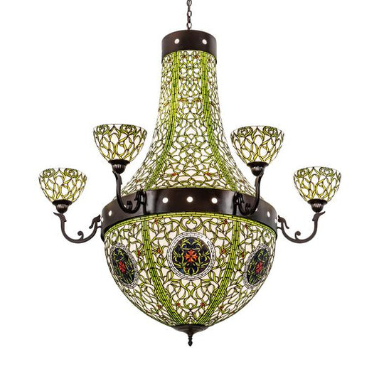 Grand Tulip Medallion 60 Inch Chandelier by Meyda Lighting
