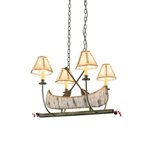 Canoe 30 Inch 4 Light Chandelier by Meyda Lighting