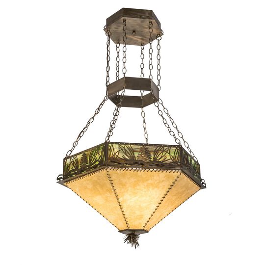 Mountain Pine 32 Inch Large Pendant by Meyda Lighting