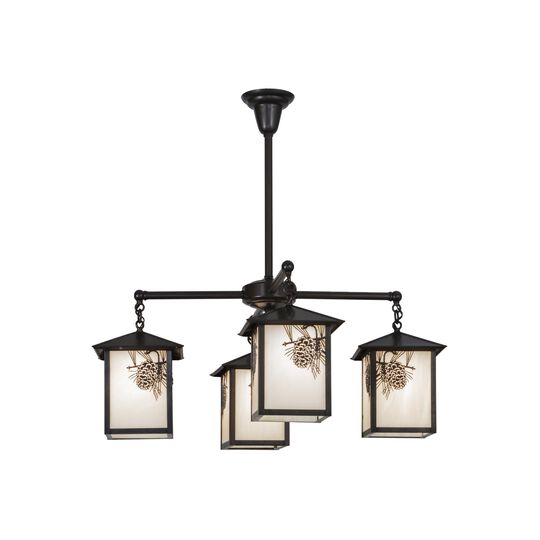 32 Inch 4 Light Chandelier by Meyda Lighting