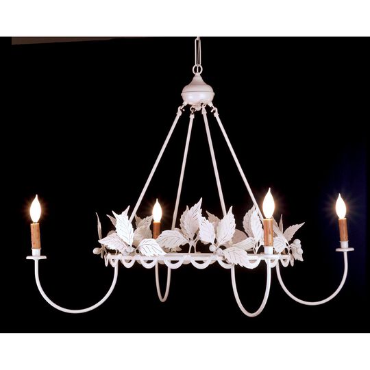 Raspberry 43 Inch 4 Light Chandelier by Meyda Lighting