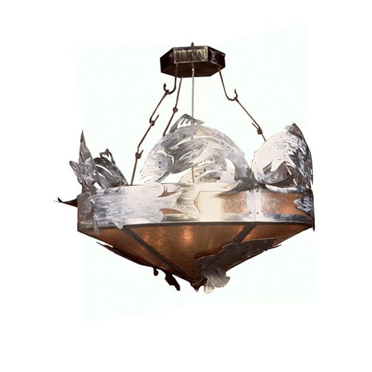 Catch Of The Day Trout 82 Inch Large Pendant by Meyda Lighting