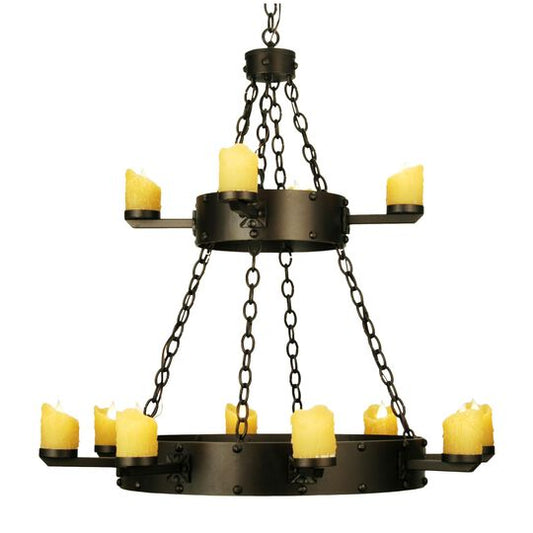 Kingston 37 Inch 12 Light Chandelier by Meyda Lighting