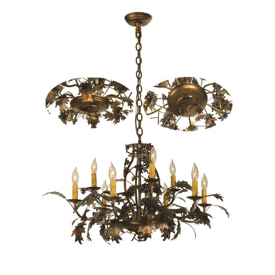 Oak Leaf 31 Inch Chandelier by Meyda Lighting