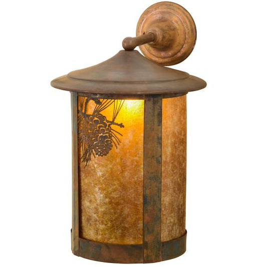 Fulton Winter Pine 19 Inch Wall Sconce by Meyda Lighting