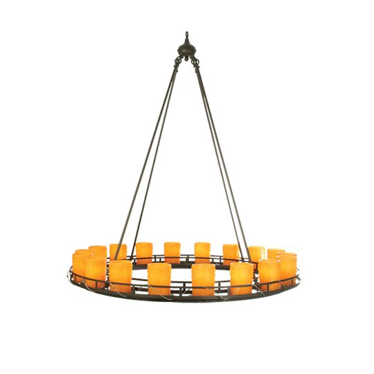 Ring Barbed Wire Large Chandelier by Meyda Lighting