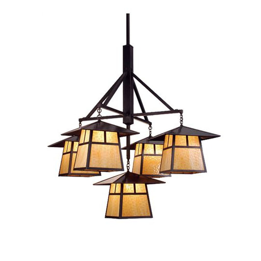 Stillwater T Mission 61 Inch 5 Light Chandelier by Meyda Lighting