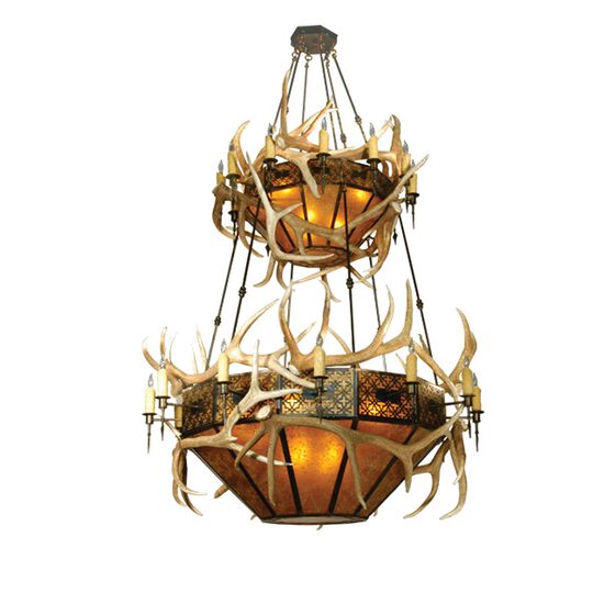 Antlers Elk 68 Inch Chandelier by Meyda Lighting