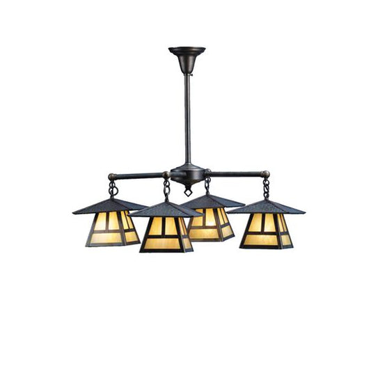 Stillwater T Mission 31 Inch 4 Light Chandelier by Meyda Lighting