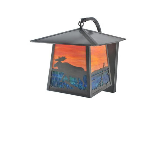 Stillwater Moose At Lake Medium Wall Sconce by Meyda Lighting