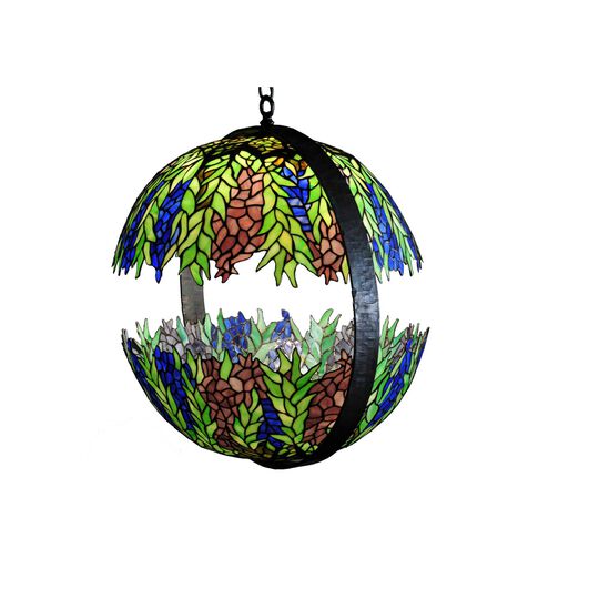 Tiffany Honey Locust 24 Inch Large Pendant by Meyda Lighting