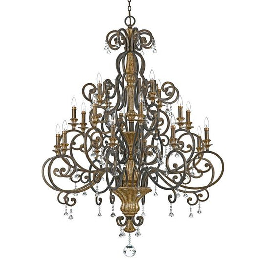 Marquette 48 Inch 20 Light Chandelier by Quoizel