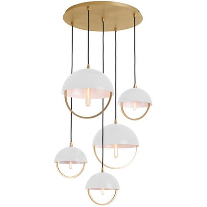 Mavisten Edition Copernica 30 Inch Multi Light Pendant by Robert Abbey